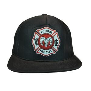 Fire Department Hat FY. FPD #2 Fire Dept. Hat Ram Ladder Fire Hydrant